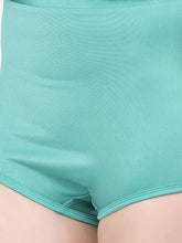 CUKOO Padded Sea Green Two piece Tankini Swimwear